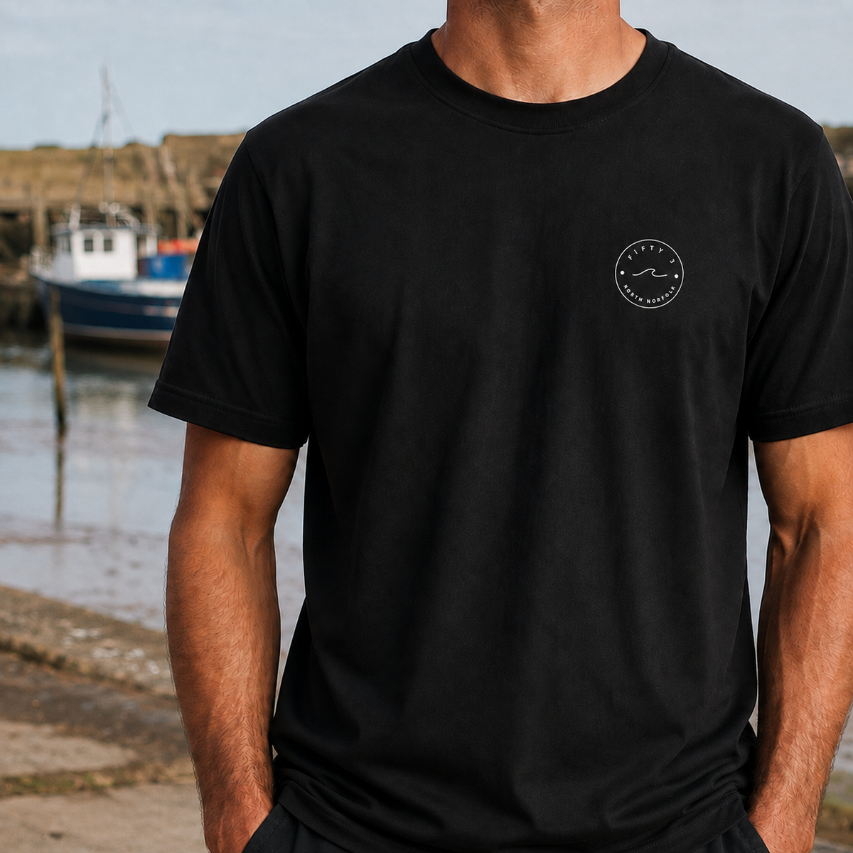 Fifty 3 North Classic Everyday Tee - Moonless