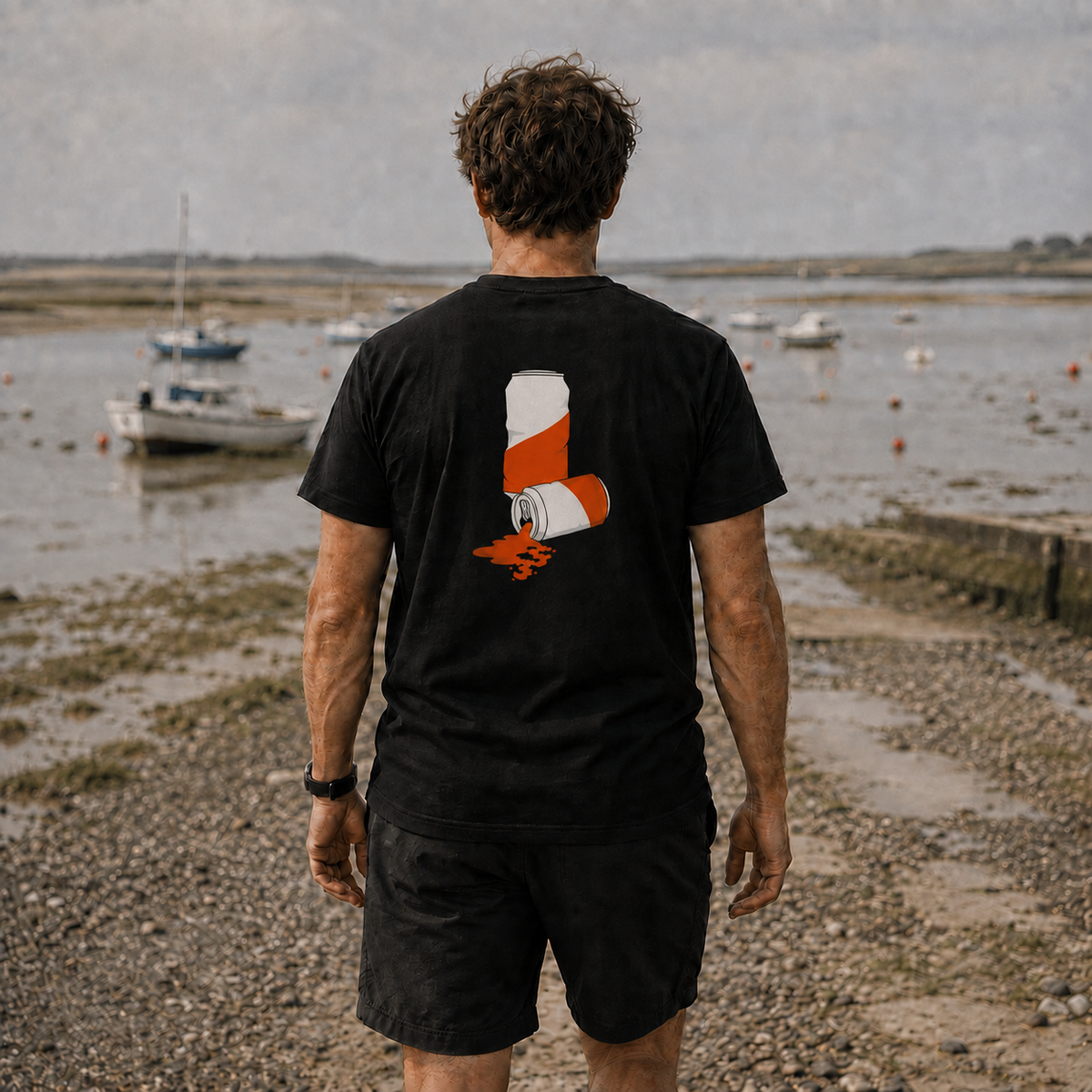 Fifty 3 North Cans Tee - Moonless