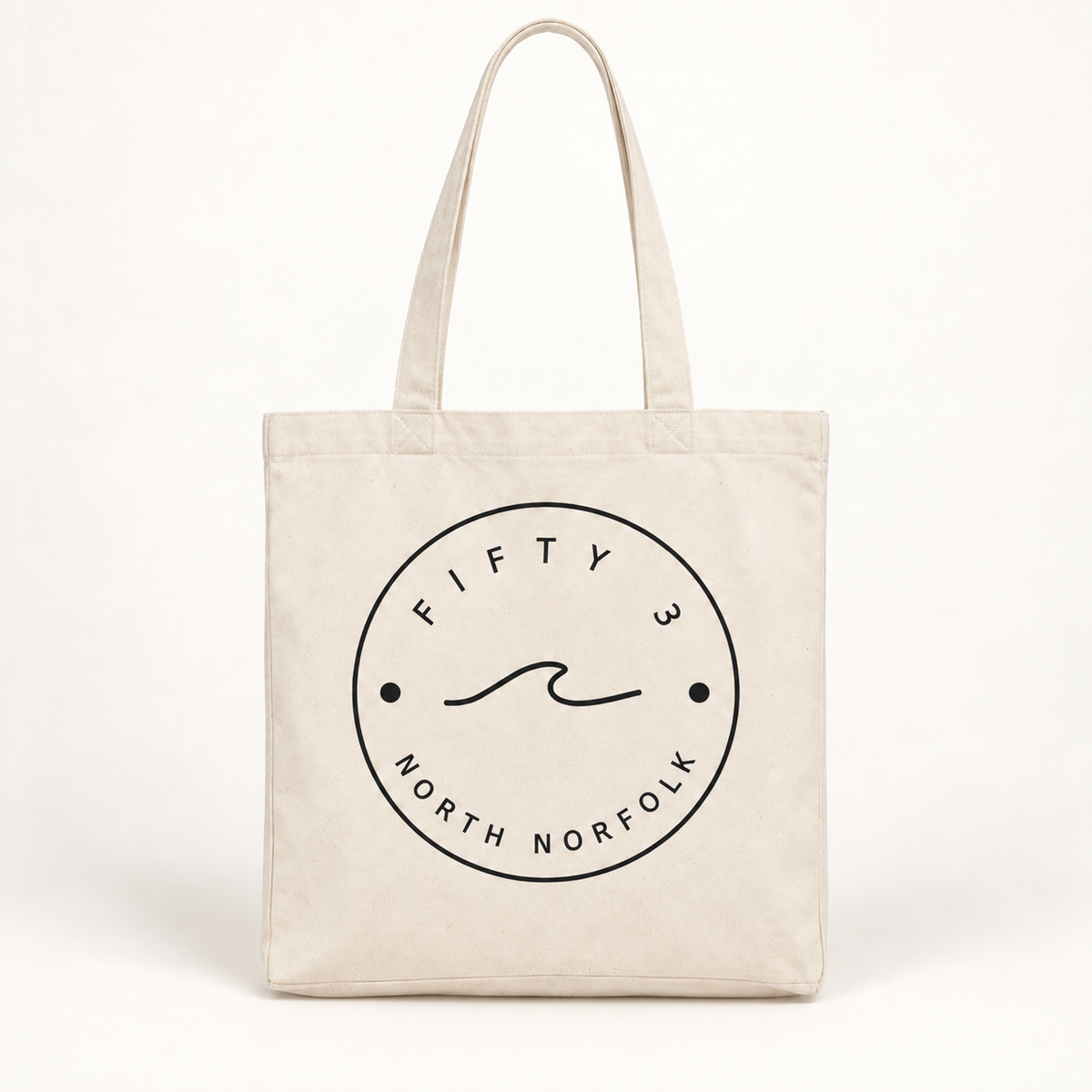 Fifty 3 North Circle Logo Tote - Raw