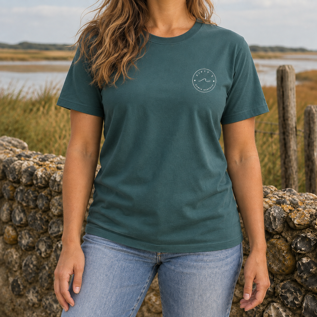 Fifty 3 North Classic Everyday Tee - Samphire