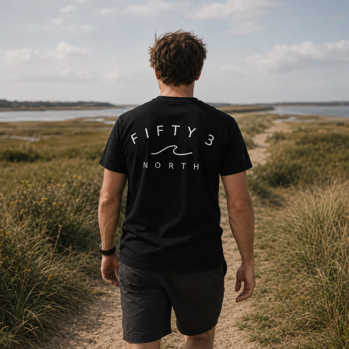 Fifty 3 North Classic OG Tee - Moonless