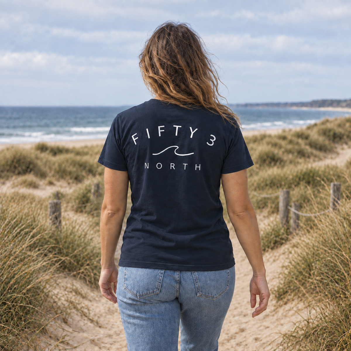 Fifty 3 North Classic OG Tee - Harbour