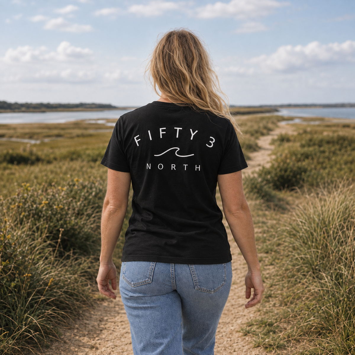 Fifty 3 North Classic OG Tee - Moonless
