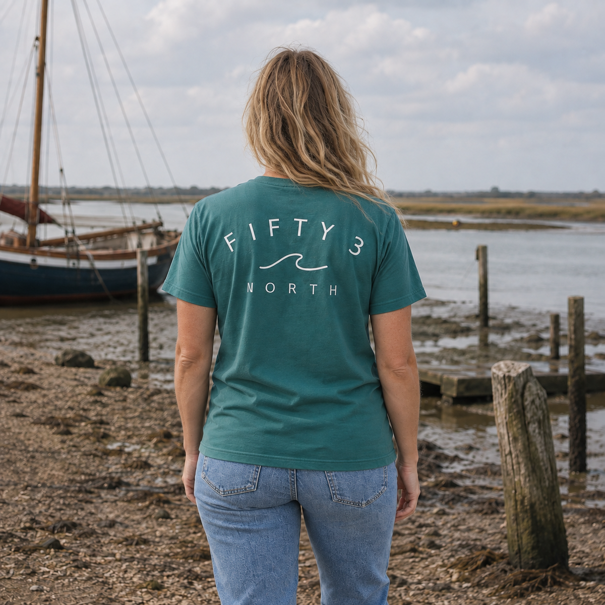 Fifty 3 North Classic OG Tee - Samphire
