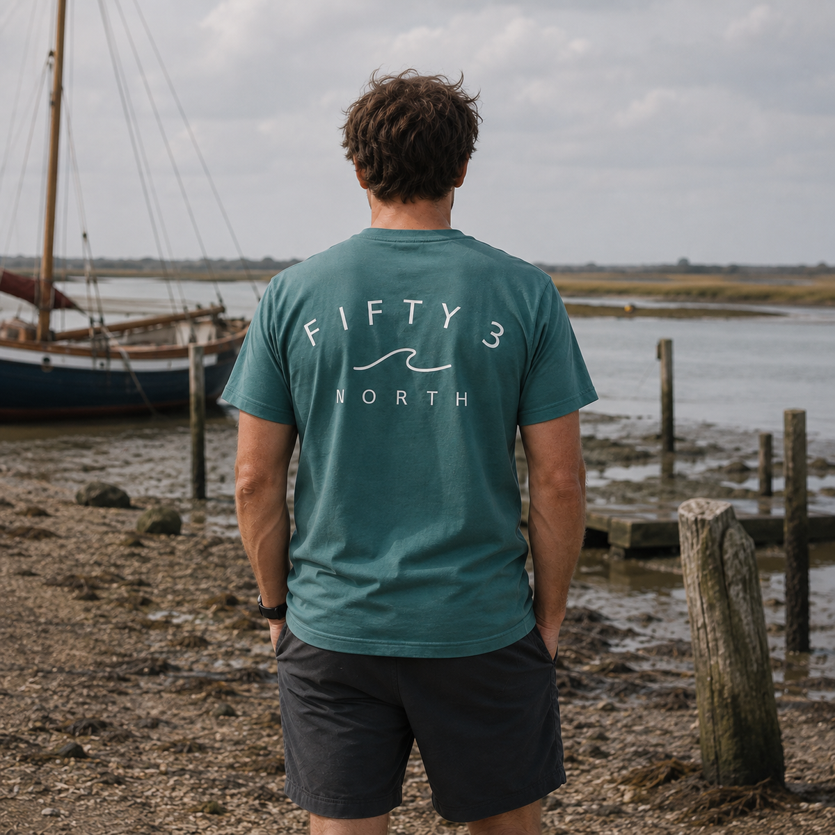 Fifty 3 North Classic OG Tee - Samphire