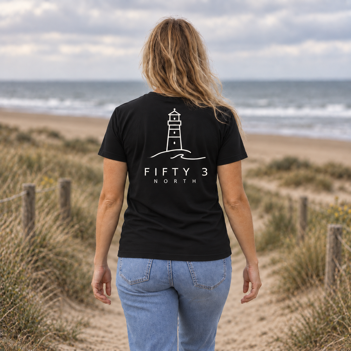 Fifty 3 North Lighthouse Tee - Moonless